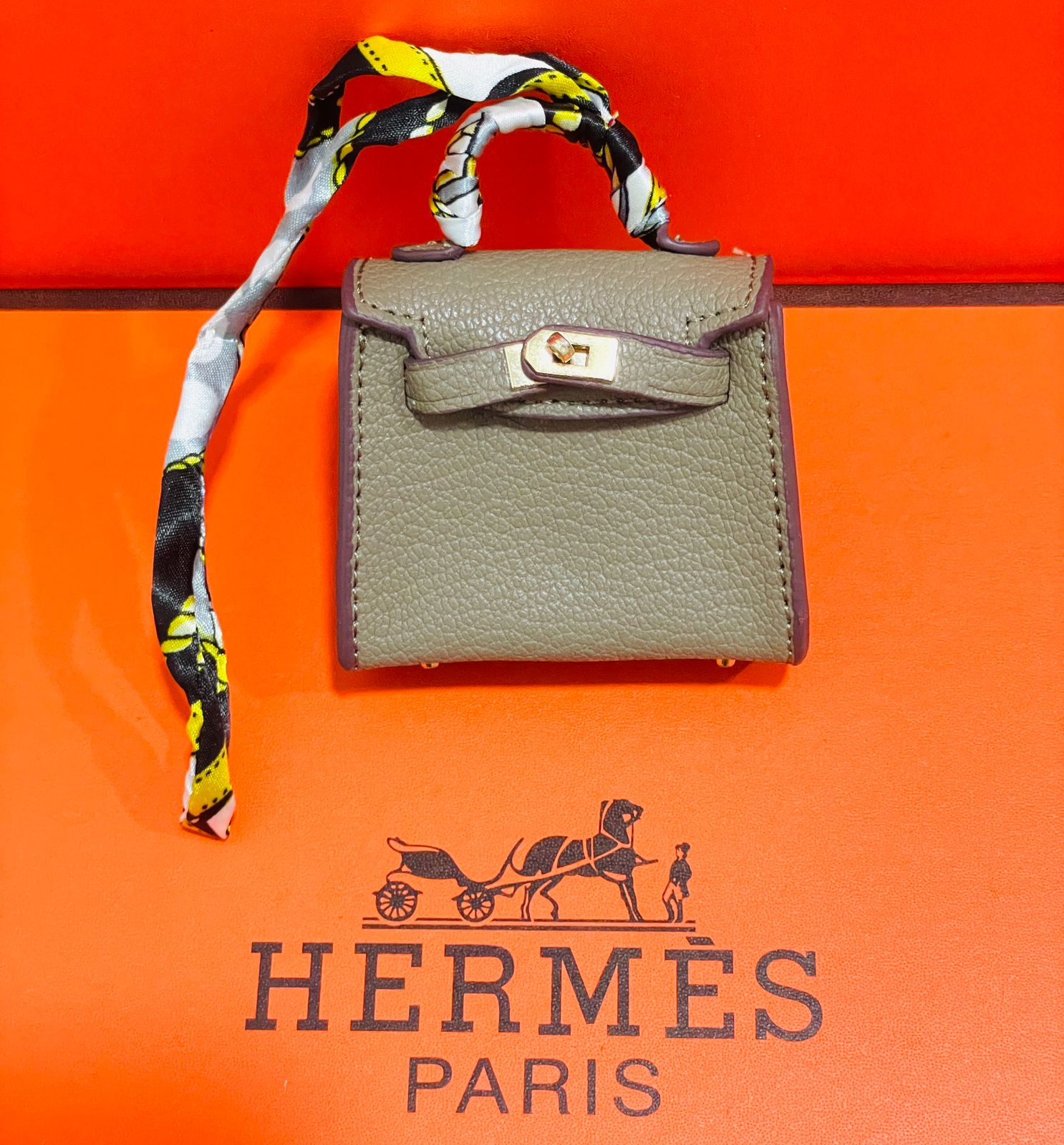 Hermes Key chain or bag charm